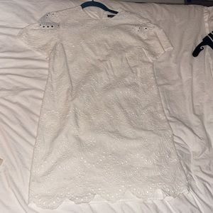 Zara dress-white with print